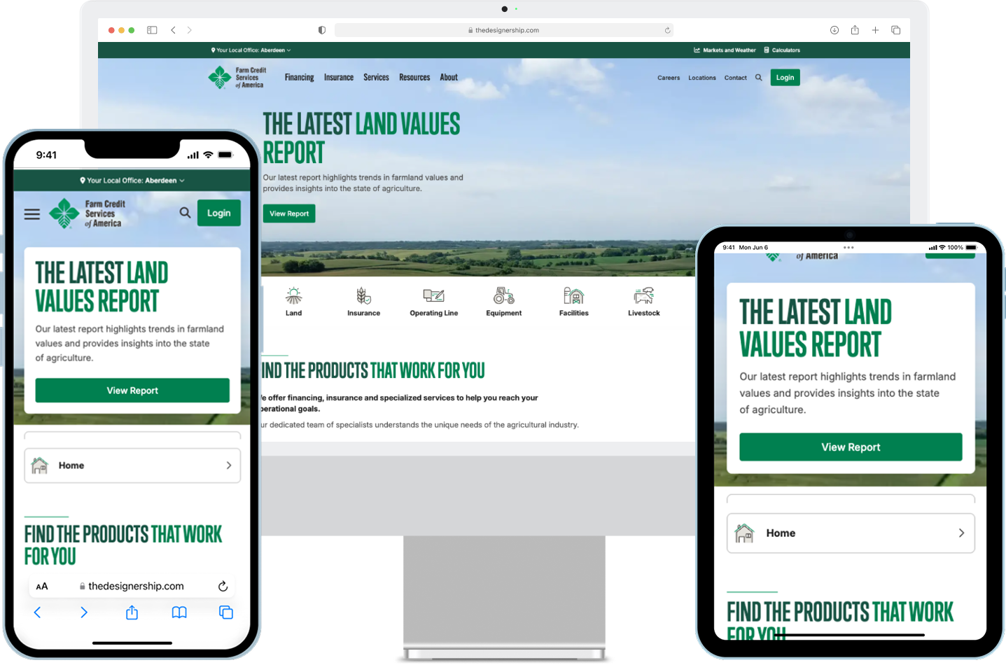 Farm Credit Services of America — Across devices